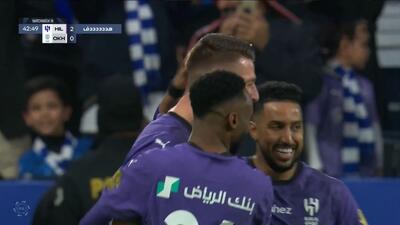گل دوم الهلال به الاخدود (سوپر گل میلینکوویچ ساویچ)