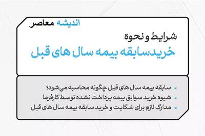 خرید سابقه بیمه تامین اجتماعی ۱۴۰۳| شرایط خرید اندیشه معاصر