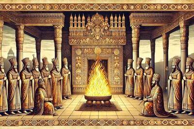 (تصاویر) از تخت جمشید تا طاق بستان؛ ردپای جشن سده در آثار باستانی ایران