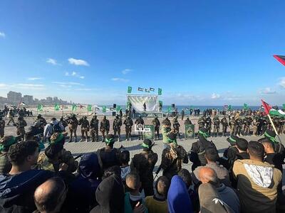 قدرت نمایی حماس، از میدان فلسطین در شمال غزه  تا بندر در جنوب غزه