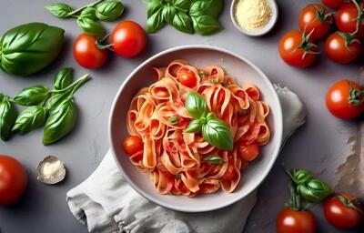 طرز تهیه اسپاگتی گوجه به سبک ایتالیایی ها + فواید باورنکردنی برای سلامت