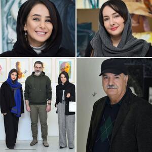 تصویر دیدنی از بازیگران در نمایشگاه سوی دیگر 
