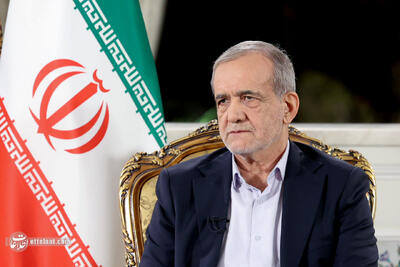 عکسی از دیدار پزشکیان با مقام آذربایجانی
