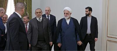 اعلام حمایت اژه‌ای از «محور مقاومت» در دیدار با رئیس پارلمان عراق