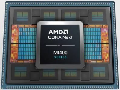 شتاب دهنده AMD Instinct MI400 در پچ‌های جدید مشاهده شد