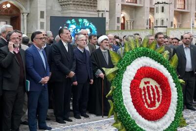 تجدید میثاق اعضای هیأت رئیسه و دانشگاهیان دانشگاه تهران با آرمان‌های انقلاب اسلامی