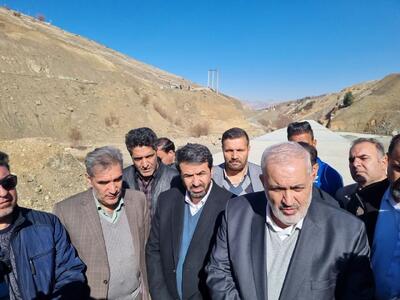 وزیر نیرو از سد در دست احداث گرین نهاوند بازدید کرد