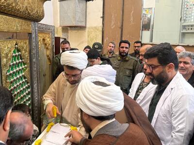 غبارروبی مرقد مطهر امامزاده عقیل بن عباس (ع) در اسلامشهر
