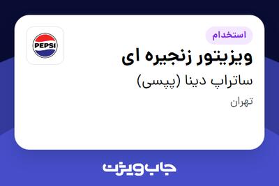 استخدام ویزیتور زنجیره ای در ساتراپ دینا (پپسی)