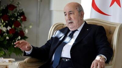 رئیس جمهور الجزایر: در صورت تشکیل کشور فلسطین، آماده عادی‌سازی روابط با اسرائیلیم