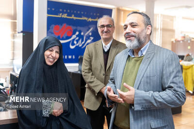بازدید مرضیه وحید دستجردی از خبرگزاری مهر