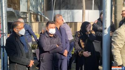 حضور چهره‌های ورزشی در مراسم تشییع مهدی حاج محمد - پارس فوتبال