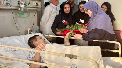 عیادت سخنگوی دولت از جانبازان دفاع مقدس به مناسبت روز جانباز