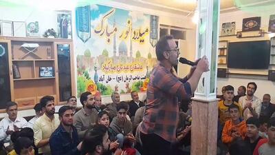 شادمانی اهالی روستای خان آباد کبودرآهنگ در شب میلاد حضرت ابوالغضل العباس(ع) + فیلم