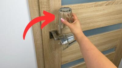 روش امنیت چند برابر درب / درست کردن دزد گیر خانگی با لیوان شیشه ای