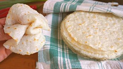دیگه برنج پخته را دور نریز / طرز تهیه نان با باقی مانده برنج بدون نیاز به آرد