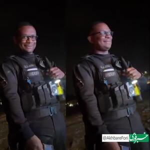 توقف ماشین با سرعت غیر مجاز توسط پلیس