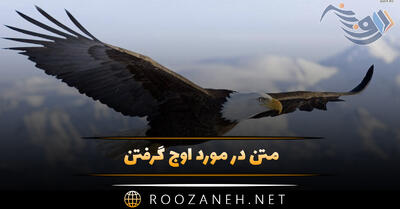 متن در مورد اوج گرفتن و پریدن (جملات انگیزشی قوی پرواز)