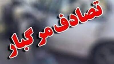 تصادف مرگبار  محور بمپور به دلگان / ۵ نفر در دم جان باختند