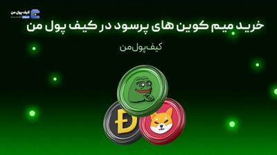 خرید میم کوین های پرسود در کیف پول من