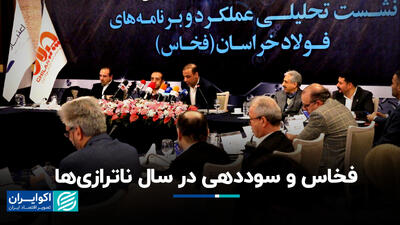 فخاس و‌ سوددهی در سال ناترازی‌ها+ فیلم