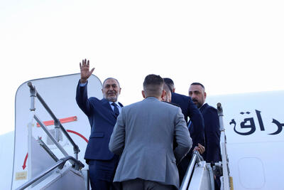 گزارش تصویری/ رئیس پارلمان عراق با بدرقه نایب رئیس مجلس تهران را ترک کرد