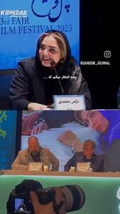 فیلم بوسه  پر صدای نرگس محمدی به علی اوجی  درجشنواره فجر ! / آقا ایستاد، خانم بوسه داد!