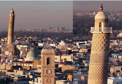 مناره مسجد نوری در موصل پس از بازسازی افتتاح شد (فیلم)