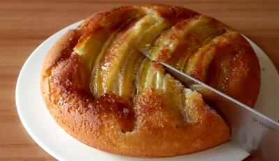 (ویدیو) طرز پخت لذیذترین کیک موزی بدون فر - فراشپز