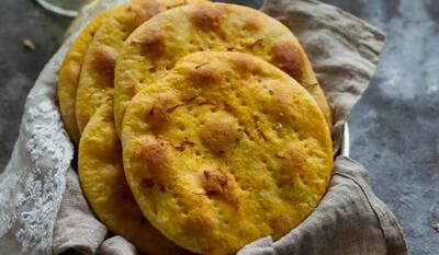 دستور تهیه نان شیرمال بدون خمیرمایه - فراشپز