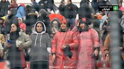 گزارشی از بانوان هوادار دو آتیشه تیم نساجی مازندران