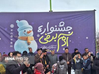 برگزاری جشنواره آدم برفی در خوی