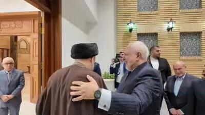 خوش‌آمدگویی فارسی سیدعمار حکیم به ظریف