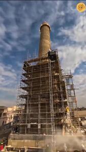 افتتاح مناره مسجد تاریخی نوری در موصل