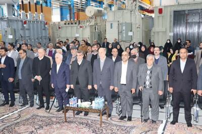 رونمایی از بزرگ‌ترین ترانسفورماتور کوره قوس الکترونیکی ساخت ایران در شهمیرزاد
