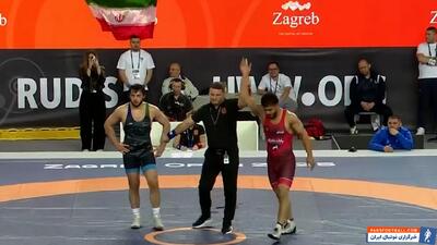 پیروزی فیروزپور در فینال وزن 92KG مقابل حریف آذربایجانی - پارس فوتبال