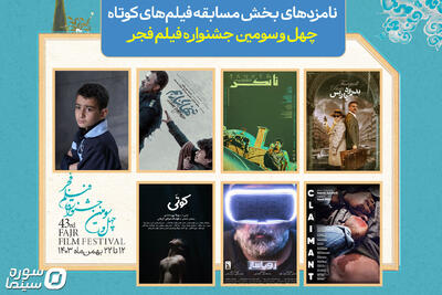 اعلام نامزدهای بخش فیلم‌ کوتاه جشنواره فجر۴۳ - سوره سینما