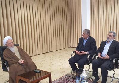 دیدار رئیس سازمان انرژی اتمی با آیت‌الله جوادی‌آملی‌ - تسنیم