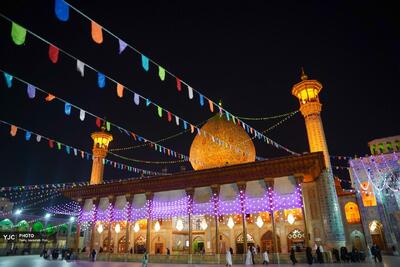 ویژه برنامه‌های جشن میلاد امام زمان(عج) در حرم مطهر شاهچراغ(ع)