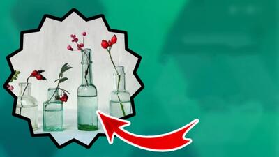 تزیین شیشه با رنگ اکریلیک / ایده رنگ آمیزی بطری شیشه ای!