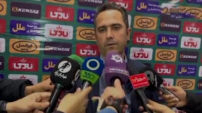 صحبتهای علی خطیر پس از پیروزی برابر مس رفسنجان