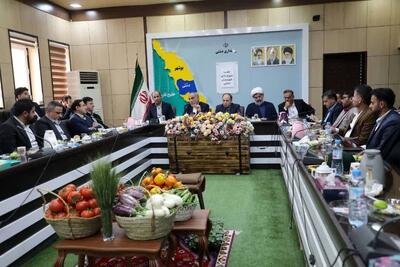 وزیر جهاد کشاورزی در شورای اداری شهرستان دشتی