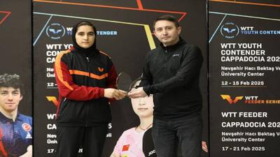 کسب مدال برنز تنیسور ایران در مسابقات کانتندر ترکیه