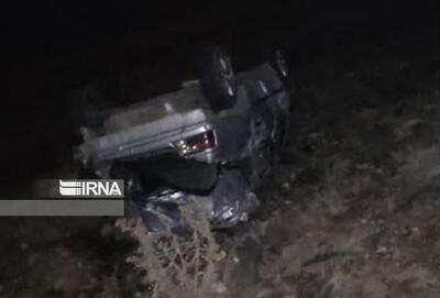 حادثه رانندگی در جاده بم - کرمان سه کشته و ۲ مصدوم برجا گذاشت