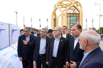 عکس/ بازدید پزشکیان از نیروگاه هسته‌ای بوشهر