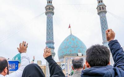 فیلم/ حضور ملیت‌های مختلف در مسجد جمکران
