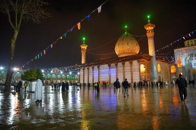 سومین حرم اهل بیت(ع) غرق سرور و شادی در ولادت مهدی فاطمه (عج)