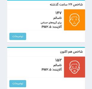 هشدار؛ هوای تهران در وضعیت قرمز