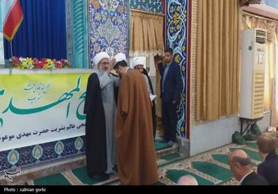 عمامه‌گذاری طلاب بوشهری در نیمه شعبان - تسنیم