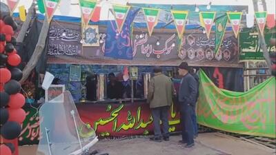 برپایی ایستگاه صلواتی در شهرضا به مناسبت نیمه شعبان + فیلم